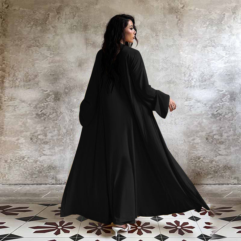 Casual dress, sexy fitted long cover-up set