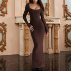 Ruched Corset Maxi Dress