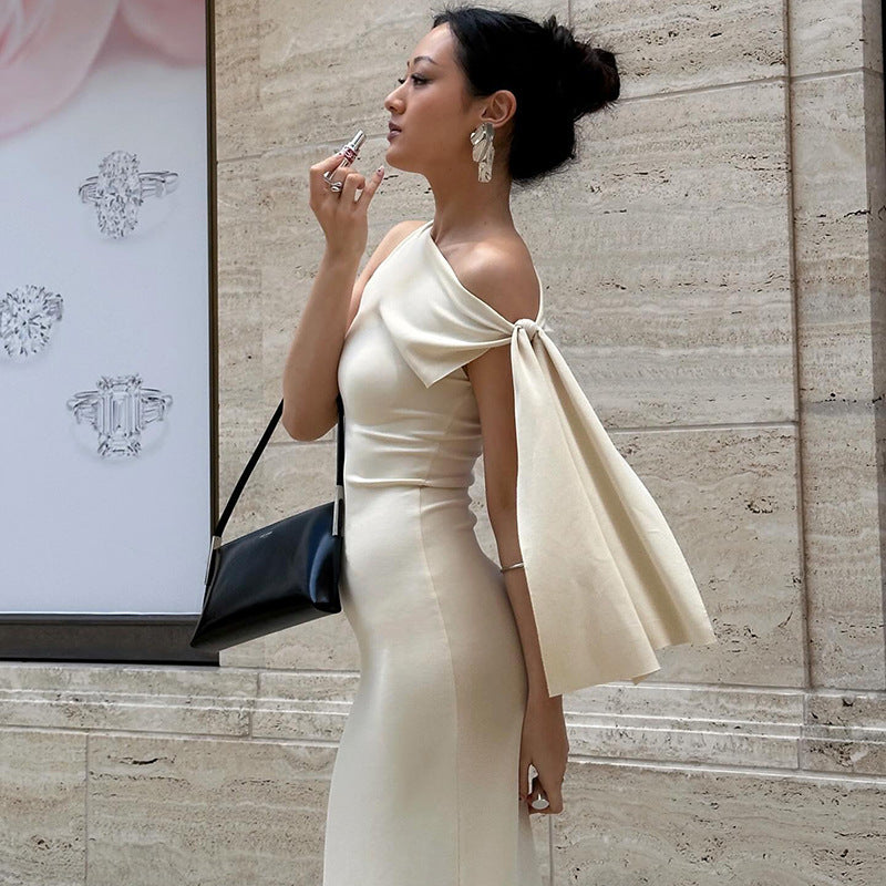 Stylish and simple strappy bodycon maxi skirt